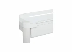 Keukentrolley uitrekbaar 37,5x15x78,5cm - kunststof - wit