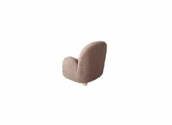 Kinderfauteuil Alps bouclé stof grijs