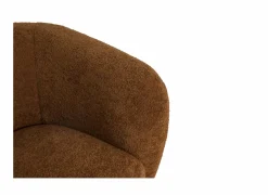 Kinderfauteuil Hush 54x44x41cm - polyestervezel - cognac