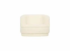 Kinderfauteuil Sky bouclé wit