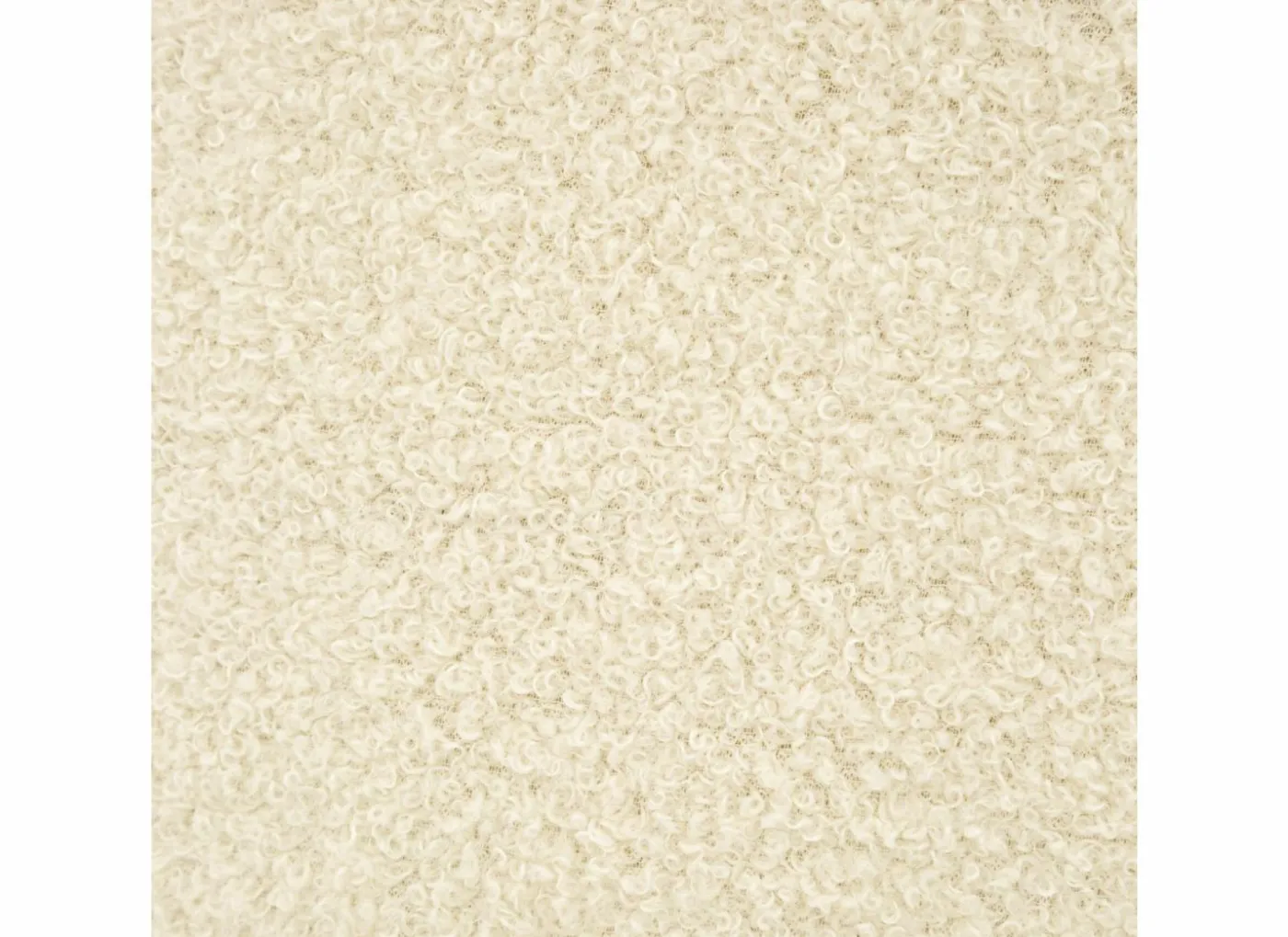 Kinderfauteuil Sky bouclé wit