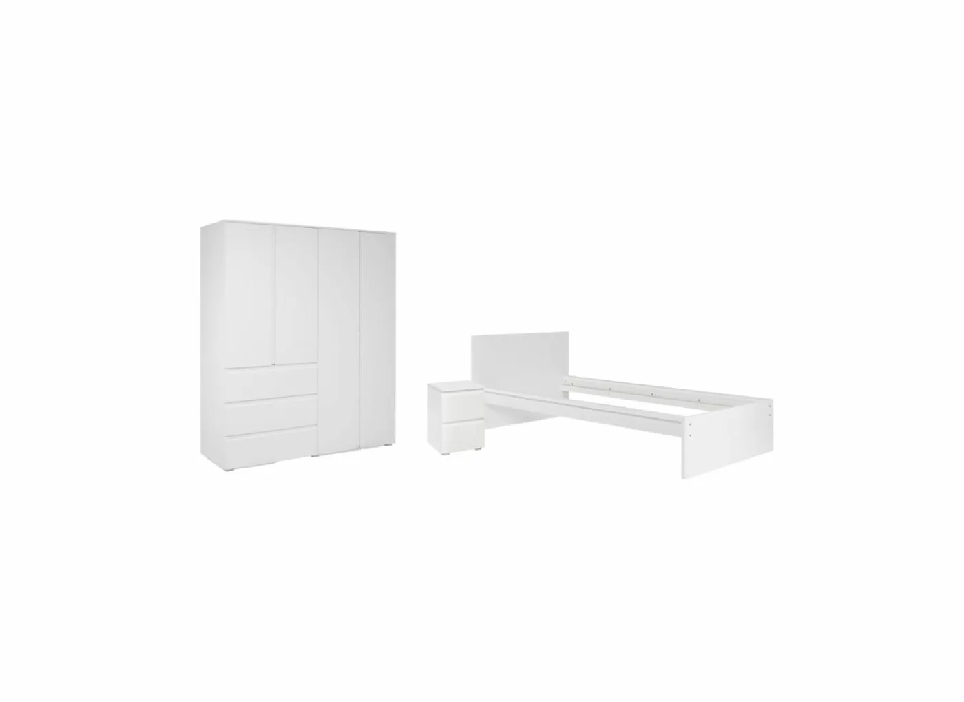 Kinderkamer Image met bed 90x200cm - kleerkast 160cm en 1 nachtkastje