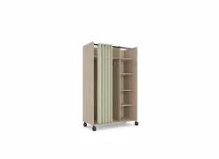 Kledingkast Kit 100x48x160cm - decor - jackson hickory & zand