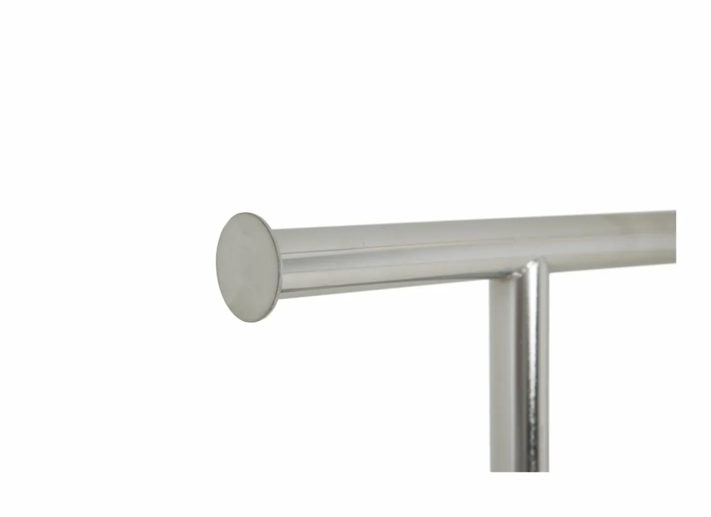 Kledingrek Kelly 130/188,5x55x158/171cm - metaal - chroom