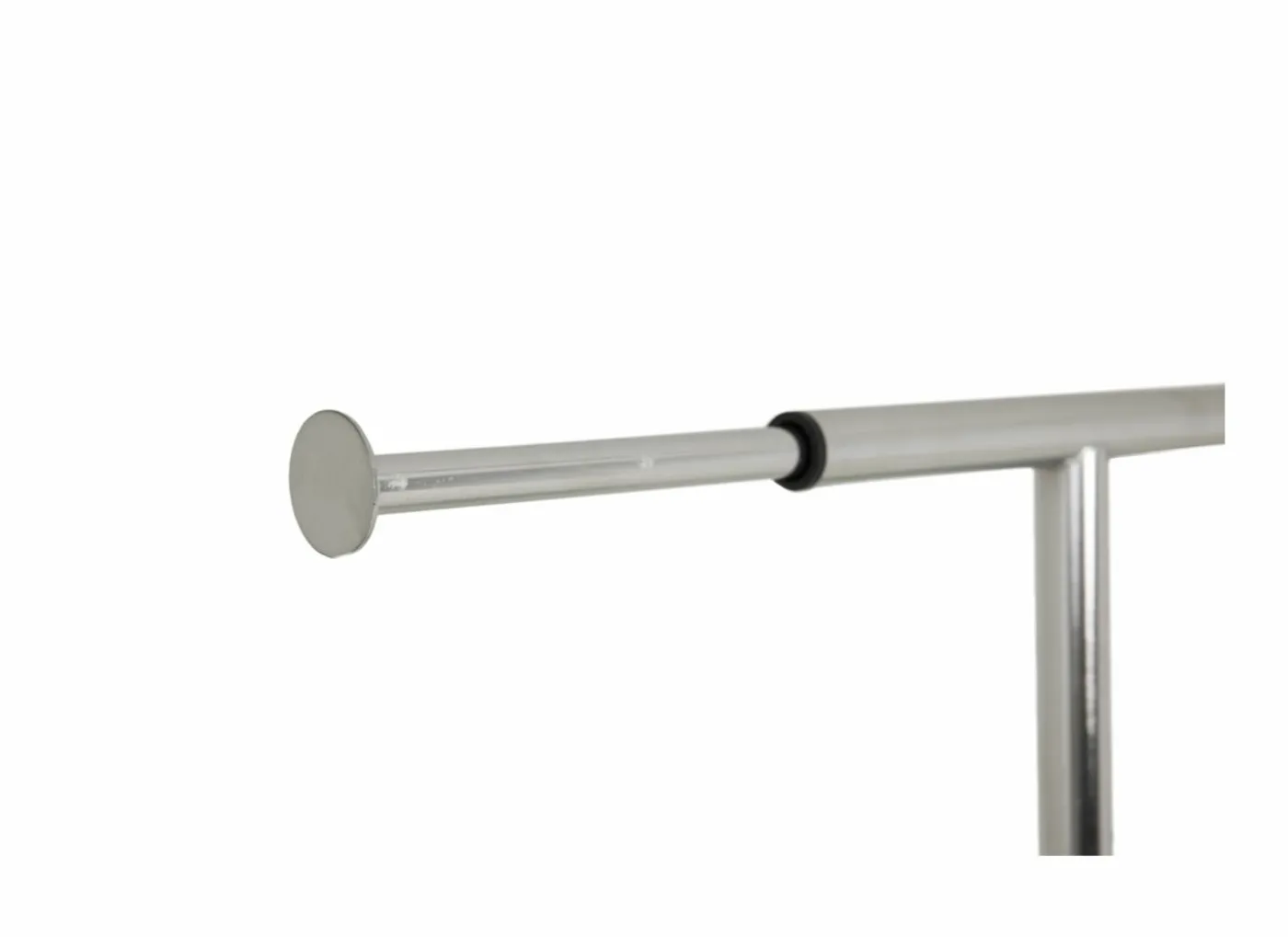 Kledingrek Kelly 130/188,5x55x158/171cm - metaal - chroom