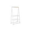 Kledingrek Linn 98,9x57x190cm - metaal - wit