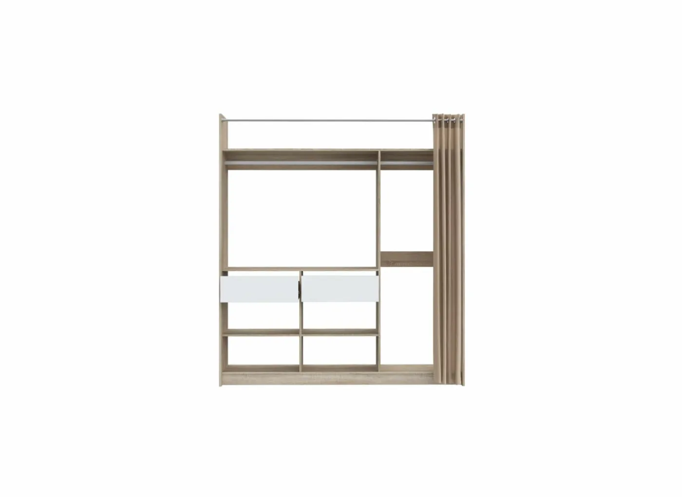 Kledingrek Lyttelton 180x42x200cm - decor - sonoma eik