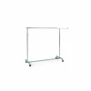 Kledingrek Populina  143/228x50x133/218cm - metaal - zilver