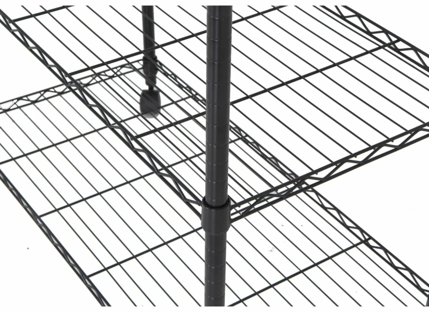 Kledingrek Squall 90x45x180cm - staal - zwart