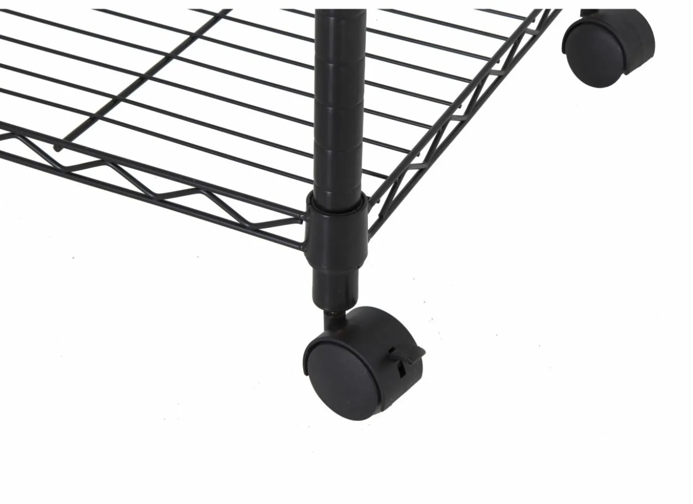 Kledingrek Squall 90x45x180cm - staal - zwart