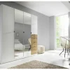 Kleerkast 181cm - decor - alpine wit & artisanale eik