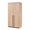 Kleerkast 112cm - decor - bruin