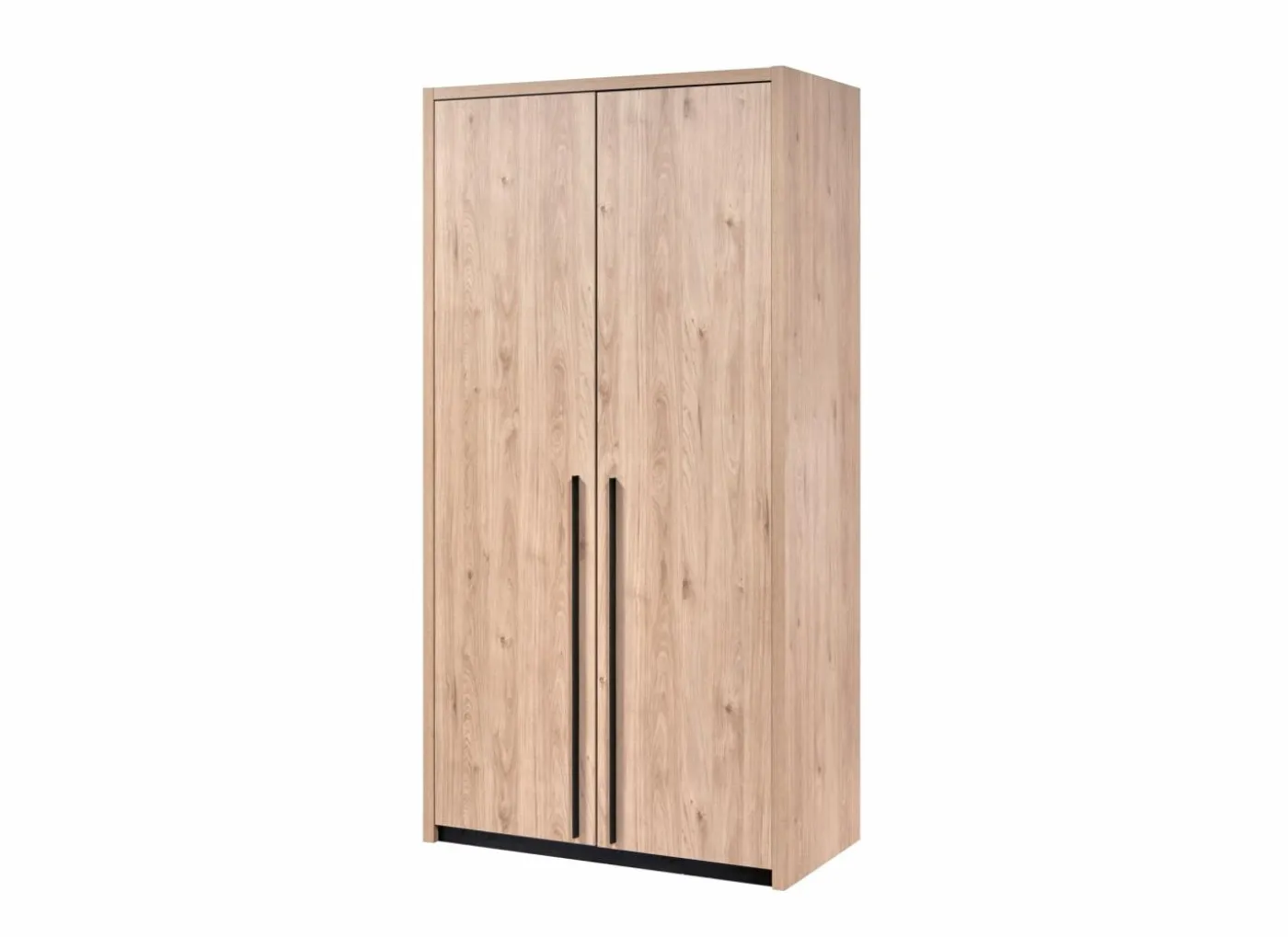 Kleerkast 112cm - decor - bruin