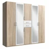 Kleerkast Diver 225cm - decor - sonoma eik & wit