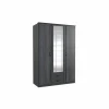 Kleerkast Duo 2 135cm - decor - digisteel & grafiet