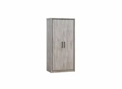 Kleerkast Elias 100cm - decor - grijze eik
