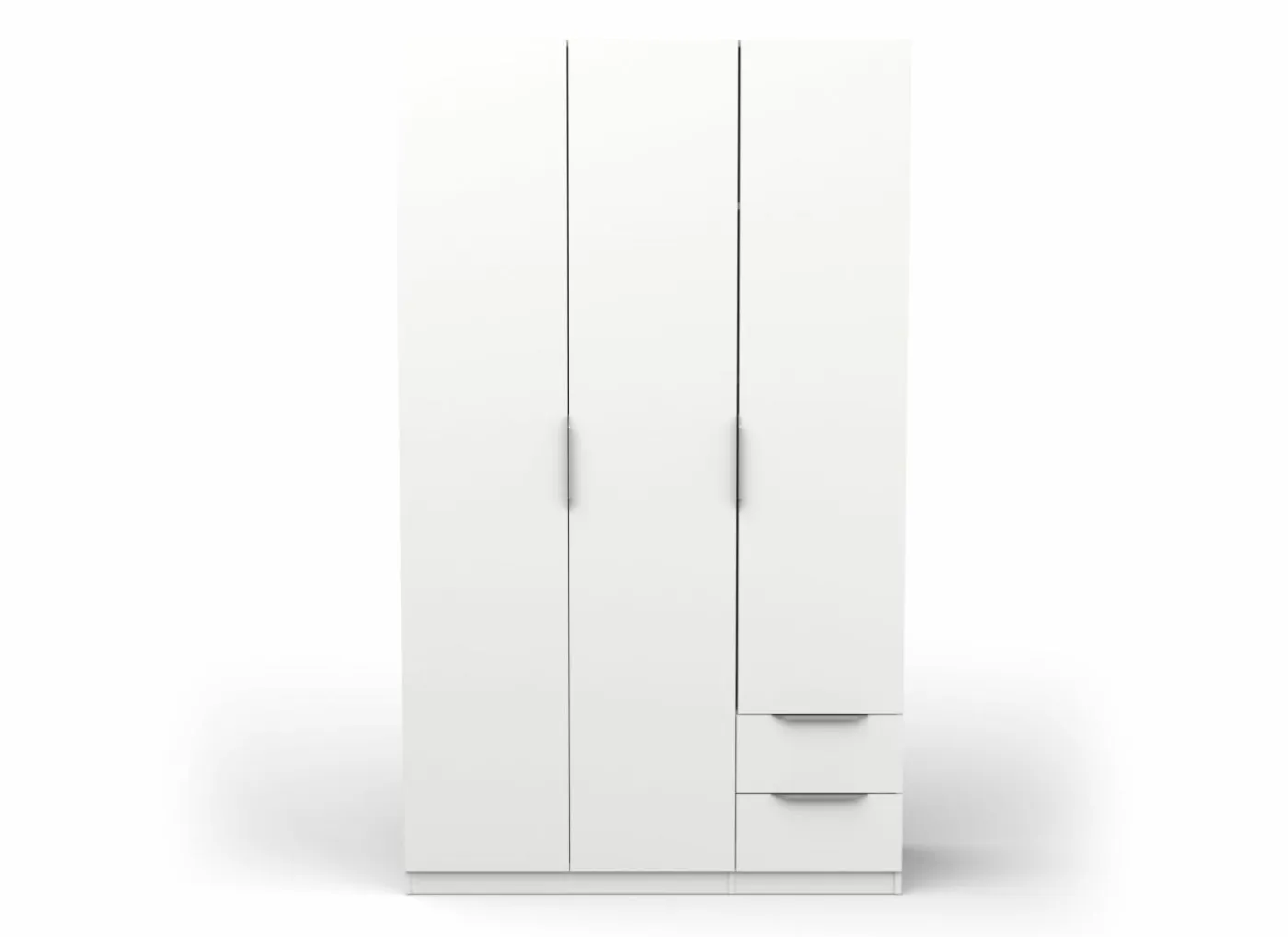 Kleerkast Ghost 119cm - decor - wit