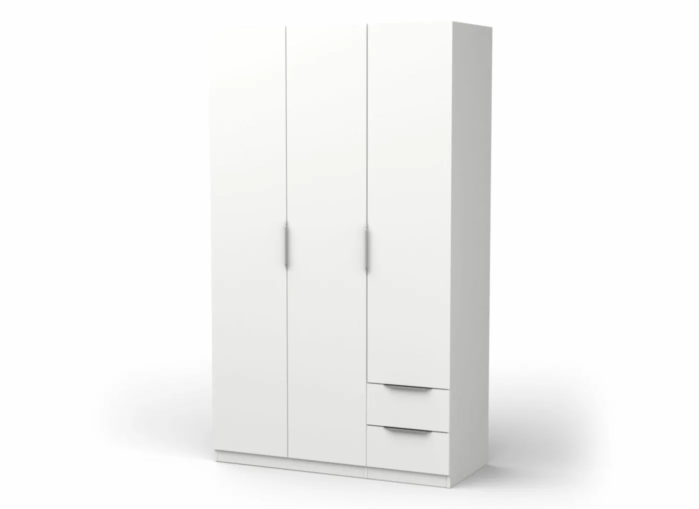 Kleerkast Ghost 119cm - decor - wit
