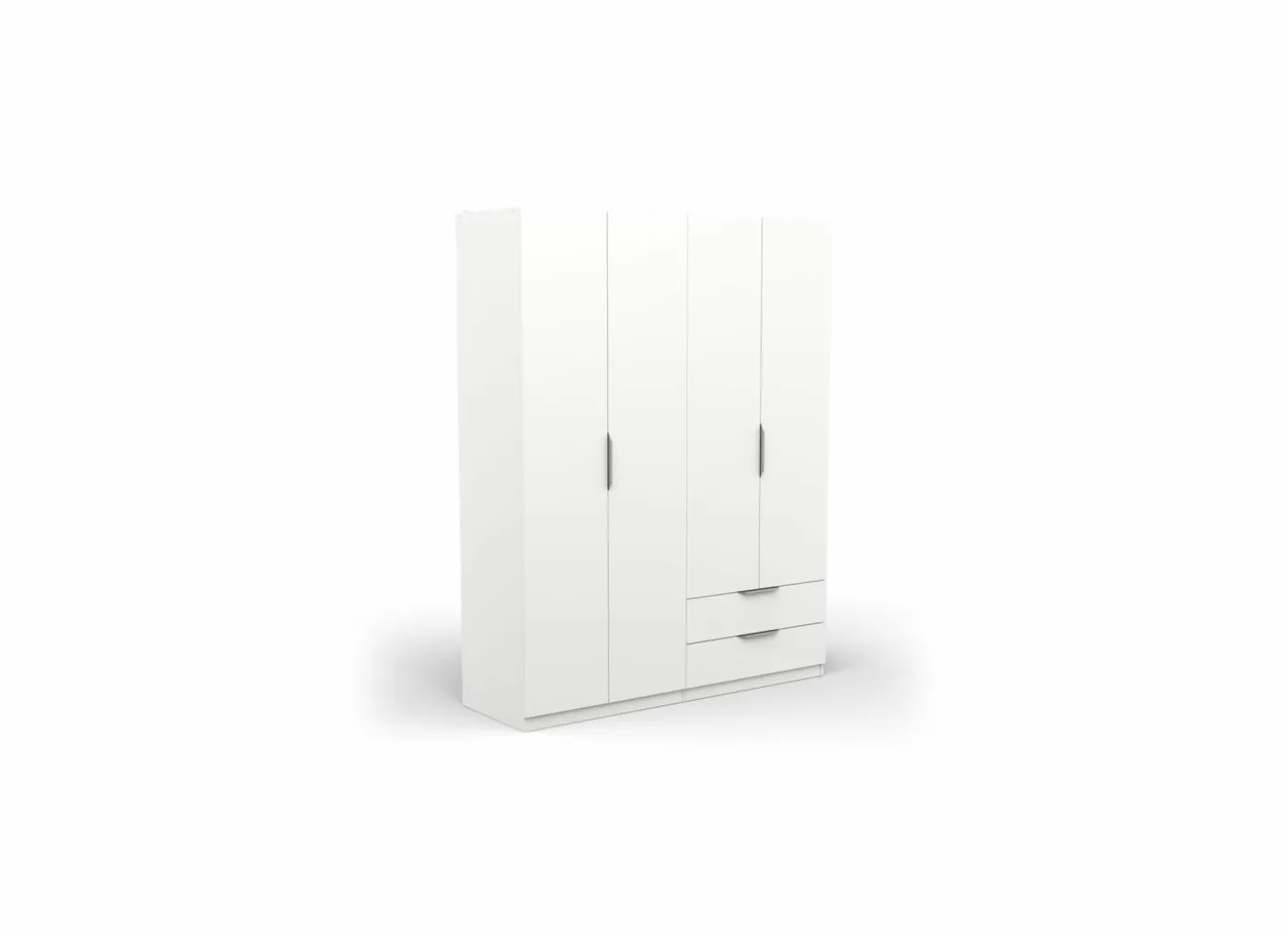 Kleerkast Ghost 157cm - decor - wit