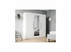 Kleerkast Helen  181cm - decor - wit