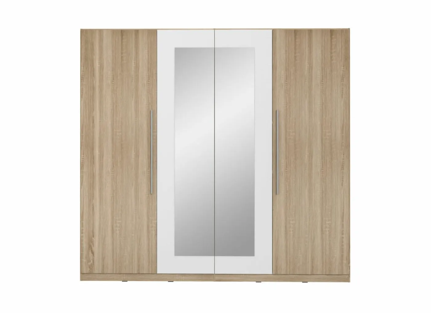 Kleerkast Helen 228cm - decor - sonoma eik & wit