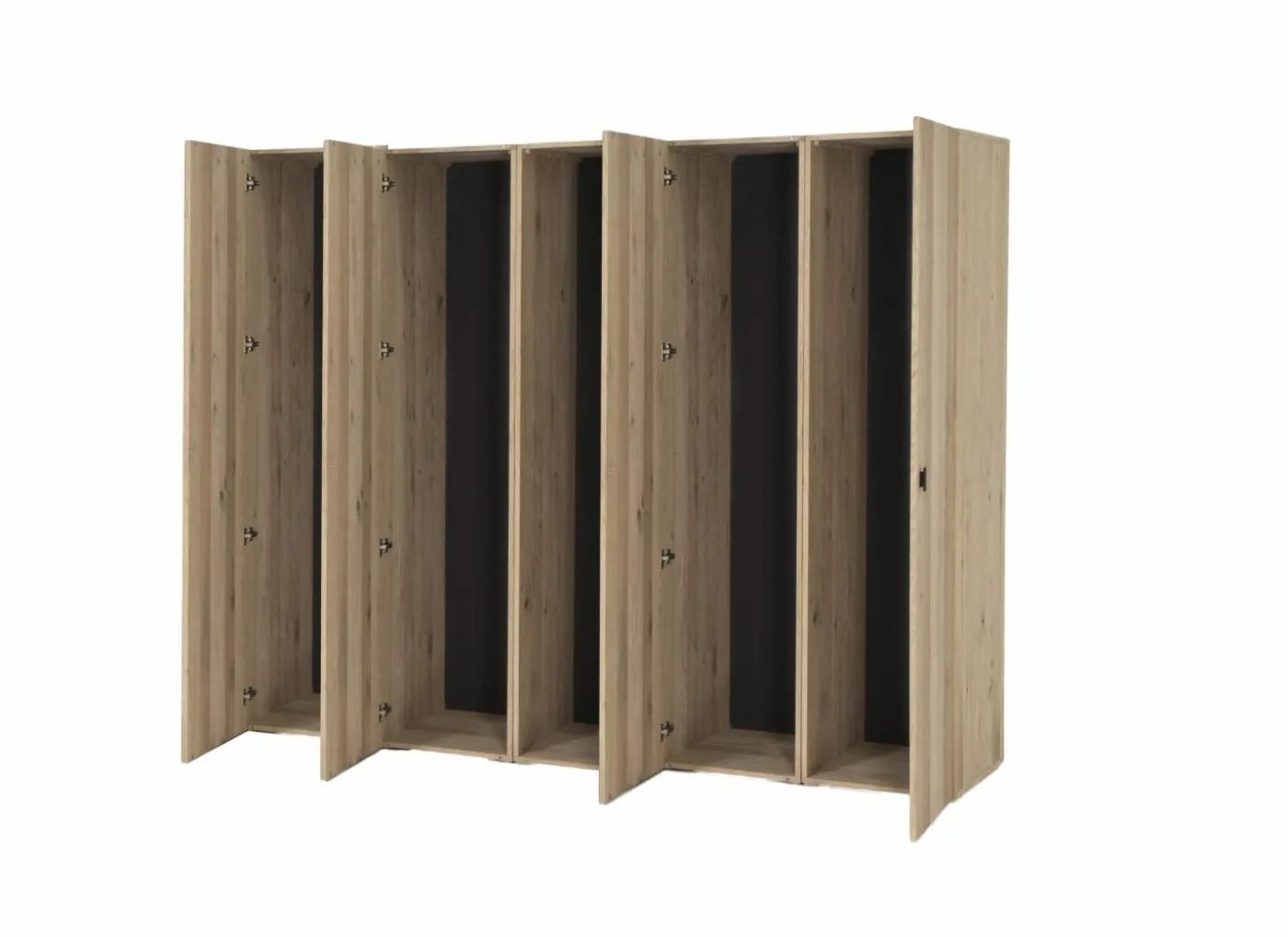 Kleerkast Holmes 250cm - MDF - eik