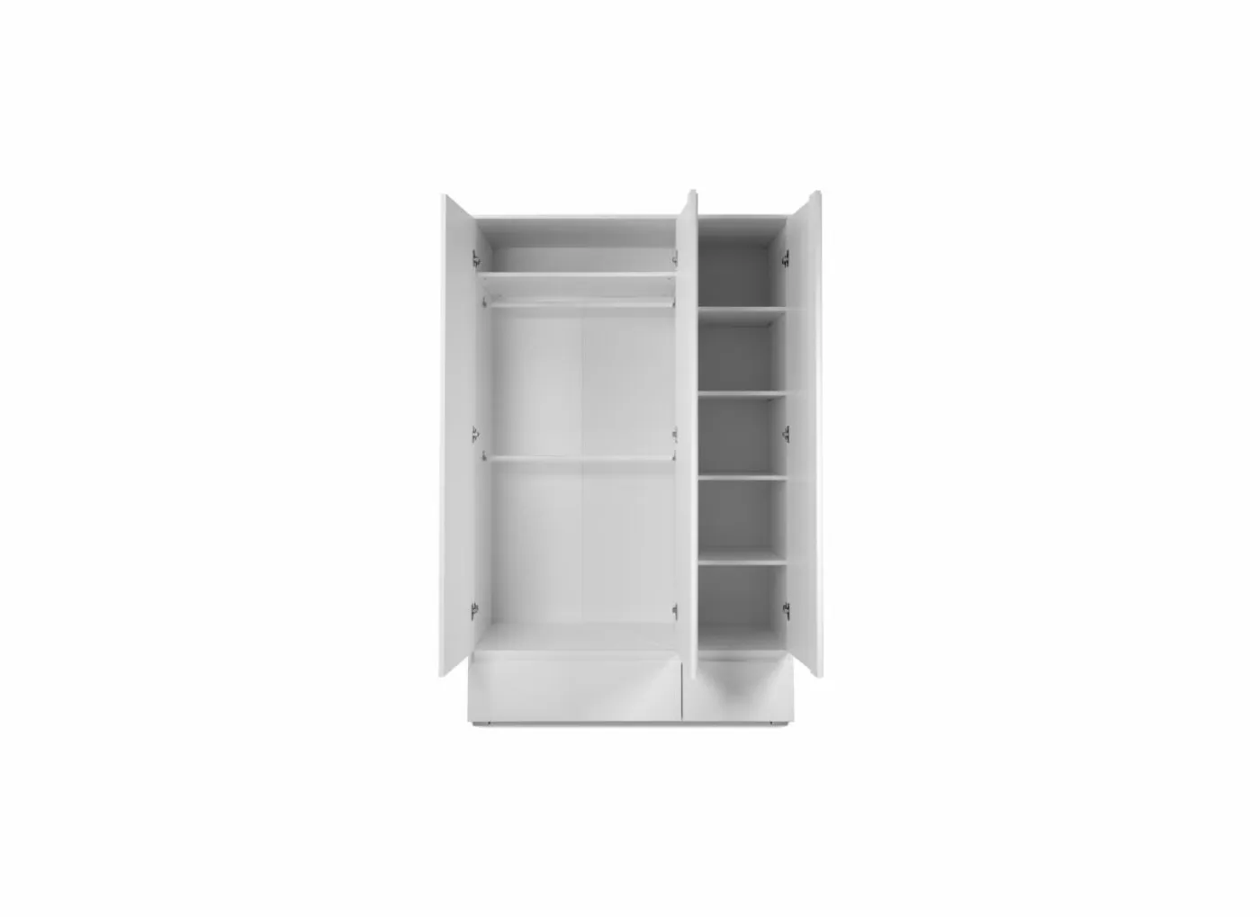 Kleerkast Image 121,6cm - decor - wit