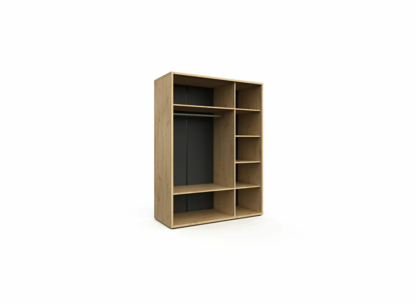 Kleerkast Lina 150x63x200cm - decor - artisanale eik