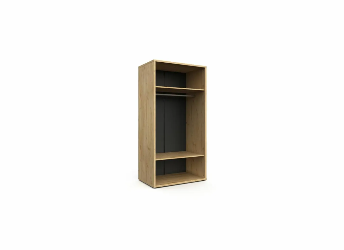 Kleerkast Lina 103x63x200cm - decor - artisanale eik