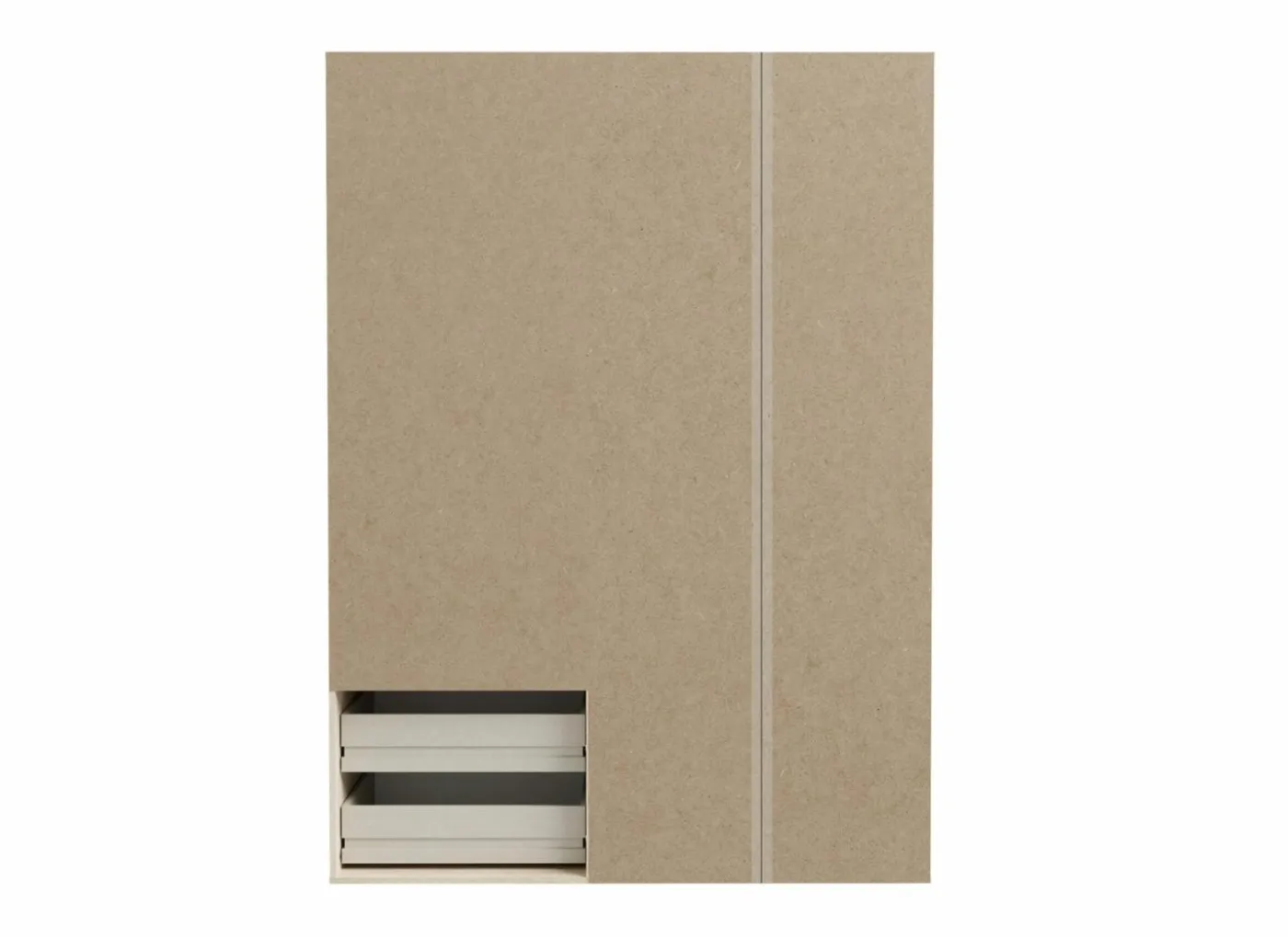 Kleerkast Mokkaro 145cm - decor - wit & sonoma eik