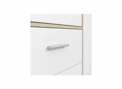Kleerkast Mokkaro 206cm - decor - wit & sonoma eik