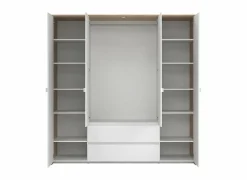 Kleerkast Next 197x58x202cm - decor - wit & jackson hickory
