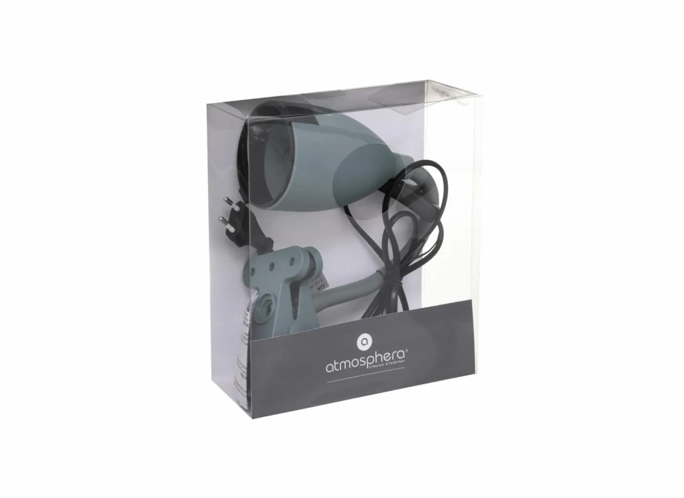 Klemlamp Sily H43cm - kunststof - groen