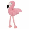 Knuffel Flamingo H59cm - stof - roze
