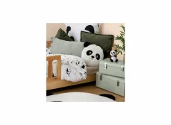 Knuffel Panda Ø27cm - stof - wit/zwart