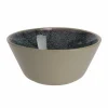 Kom Oona Ø15cm - keramiek - zand & groen