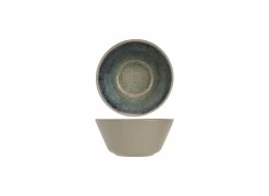 Kom Oona Ø15cm - keramiek - zand & groen