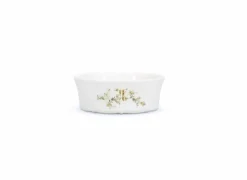 Kom Retro Ø13x5cm - porselein - wit