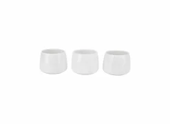 Kom Torres Ø9cm - porselein - wit - set van 3