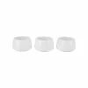 Kom Torres Ø9cm - porselein - wit - set van 3