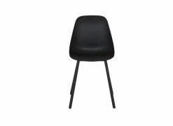 Kuipstoel Claudio 44x53,5x80,5cm - staal/polypropyleen - zwart