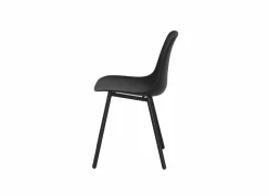 Kuipstoel Claudio 44x53,5x80,5cm - staal/polypropyleen - zwart