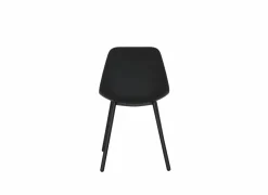 Kuipstoel Claudio 44x53,5x80,5cm - staal/polypropyleen - zwart