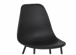 Kuipstoel Goy 46x52,5x82,5cm - polypropyleen - zwart