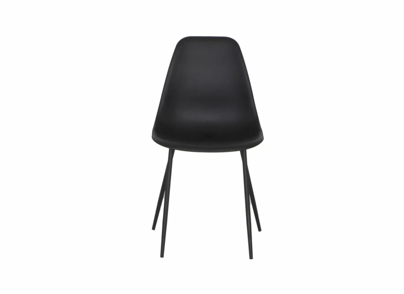 Kuipstoel Goy 46x52,5x82,5cm - polypropyleen - zwart