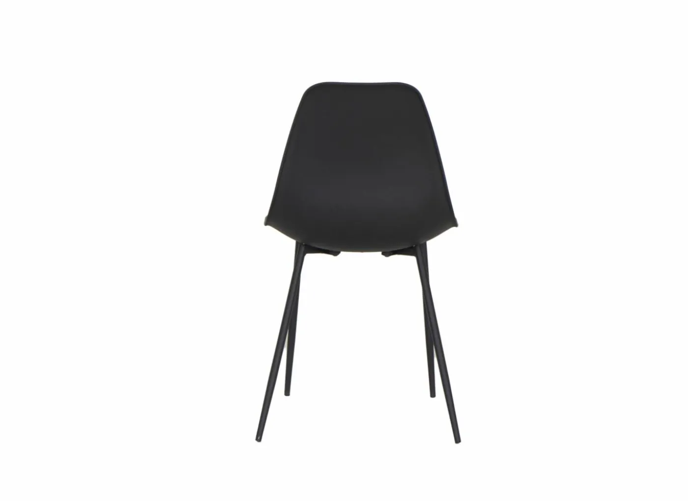 Kuipstoel Goy 46x52,5x82,5cm - polypropyleen - zwart