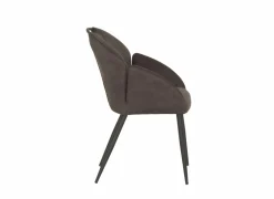 Kuipstoel ST2005  55x60x87,5cm - stof - antraciet