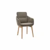 Kuipstoel Suya 59x69,5x87cm - polyestervezel - taupe