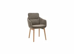 Kuipstoel Suya 59x69,5x87cm - polyestervezel - taupe