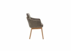 Kuipstoel Suya 59x69,5x87cm - polyestervezel - taupe